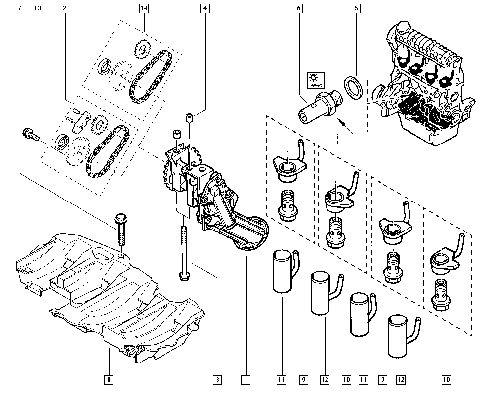 RENAULT 82 00 671 279 - Sensore, Pressione olio www.autoricambi360.it