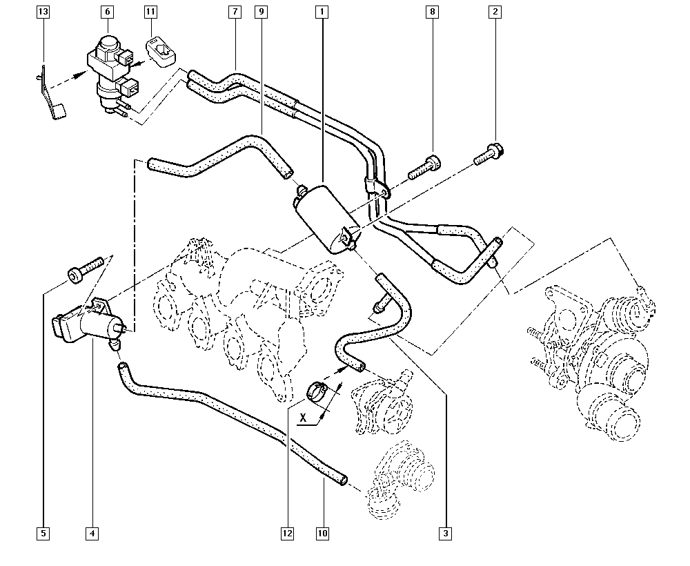 RENAULT 82 00 486 264 - Convertitore pressione www.autoricambi360.it