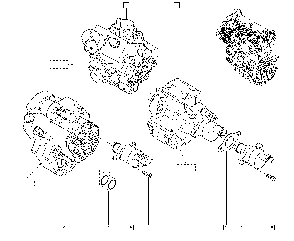 RENAULT 8200179757 - Valvola regolapressione, Sistema Common-Rail www.autoricambi360.it