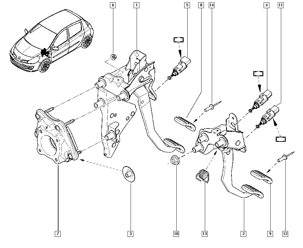 RENAULT 82 00 276 359 - Interruttore comando, Imp. regolazione velocità www.autoricambi360.it