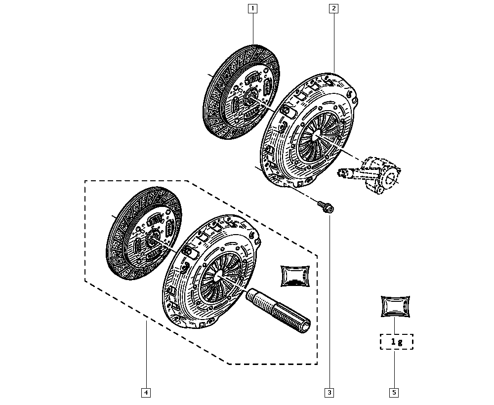 RENAULT 8201516550 - Kit frizione www.autoricambi360.it