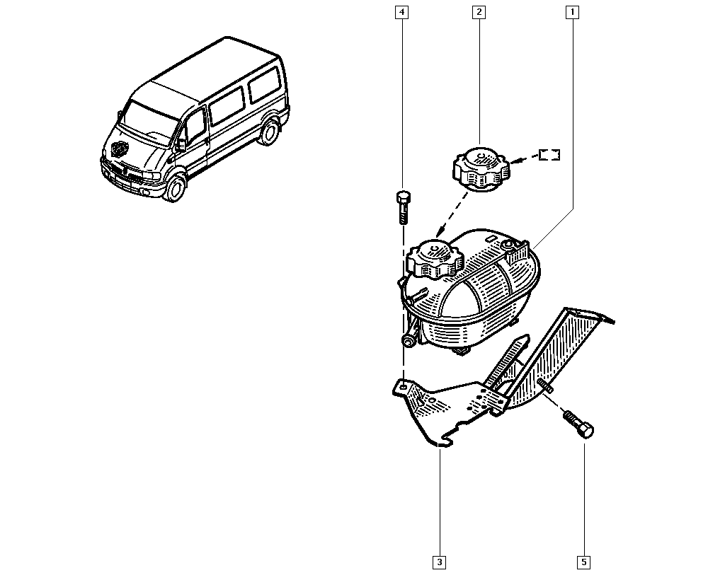 RENAULT 7701470464 - Serbatoio compensazione, Refrigerante www.autoricambi360.it