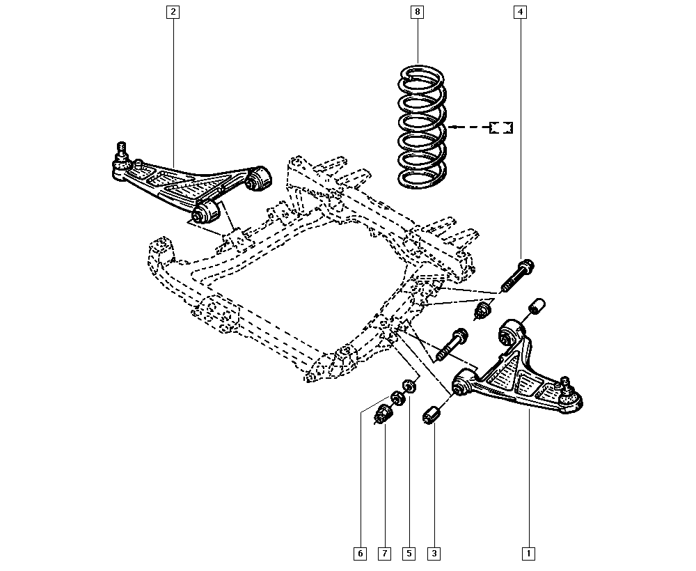 RENAULT 8200739484* - Giunto di supporto / guida www.autoricambi360.it