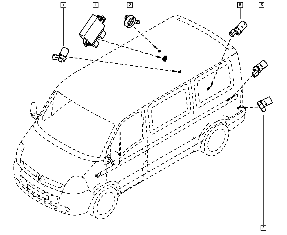 RENAULT 7701 062 074 - Sensore, Assistenza parcheggio www.autoricambi360.it