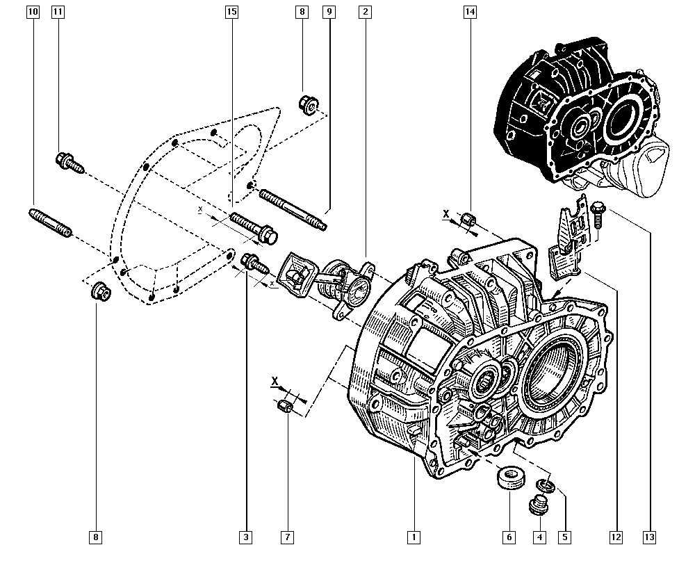 RENAULT 82 00 764 612 - Dispositivo disinnesto centrale, Frizione www.autoricambi360.it
