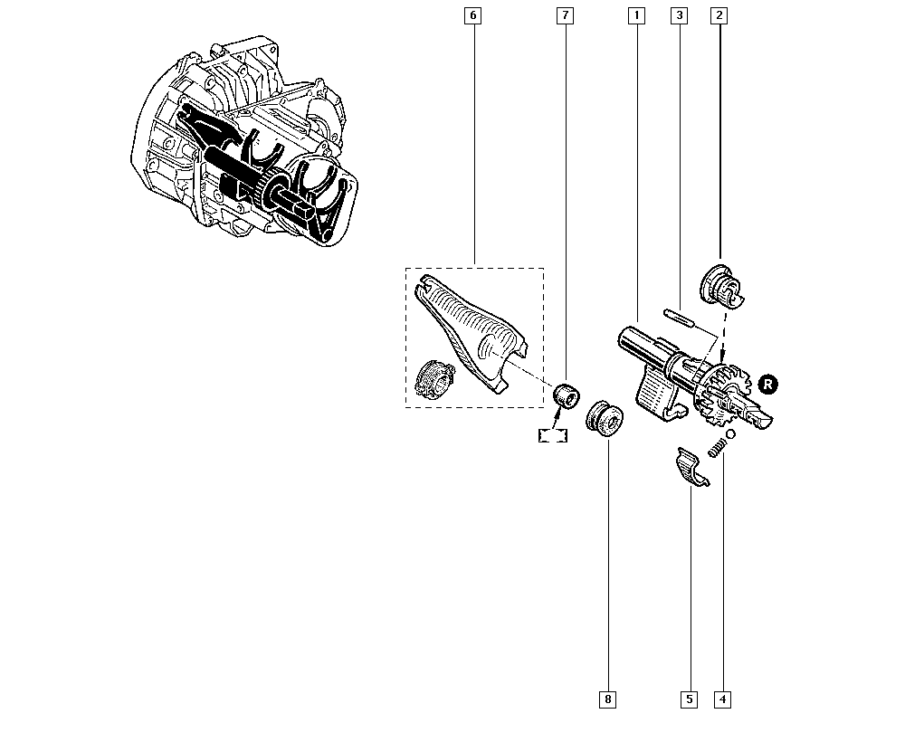 RENAULT 7700660488 - Forcella disinnesto frizione www.autoricambi360.it