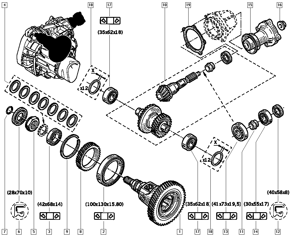 RENAULT 7701050698 - Kit cuscinetto ruota www.autoricambi360.it