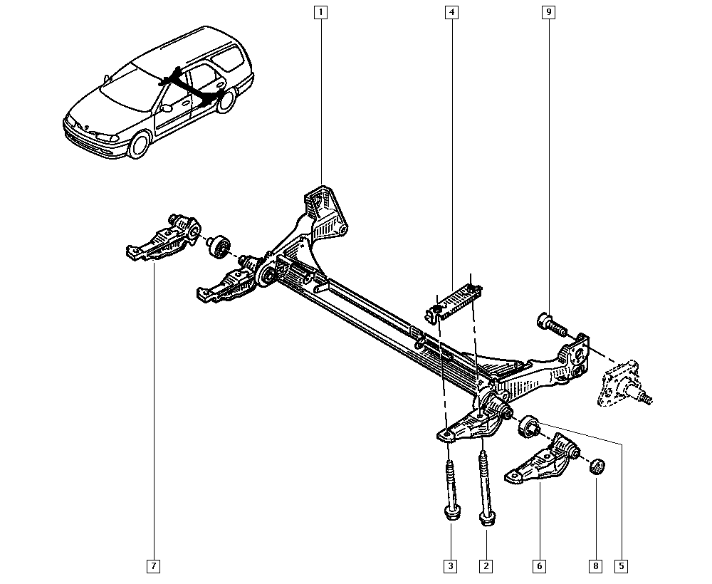 RENAULT 7700762844 - Supporto, Braccio oscillante www.autoricambi360.it