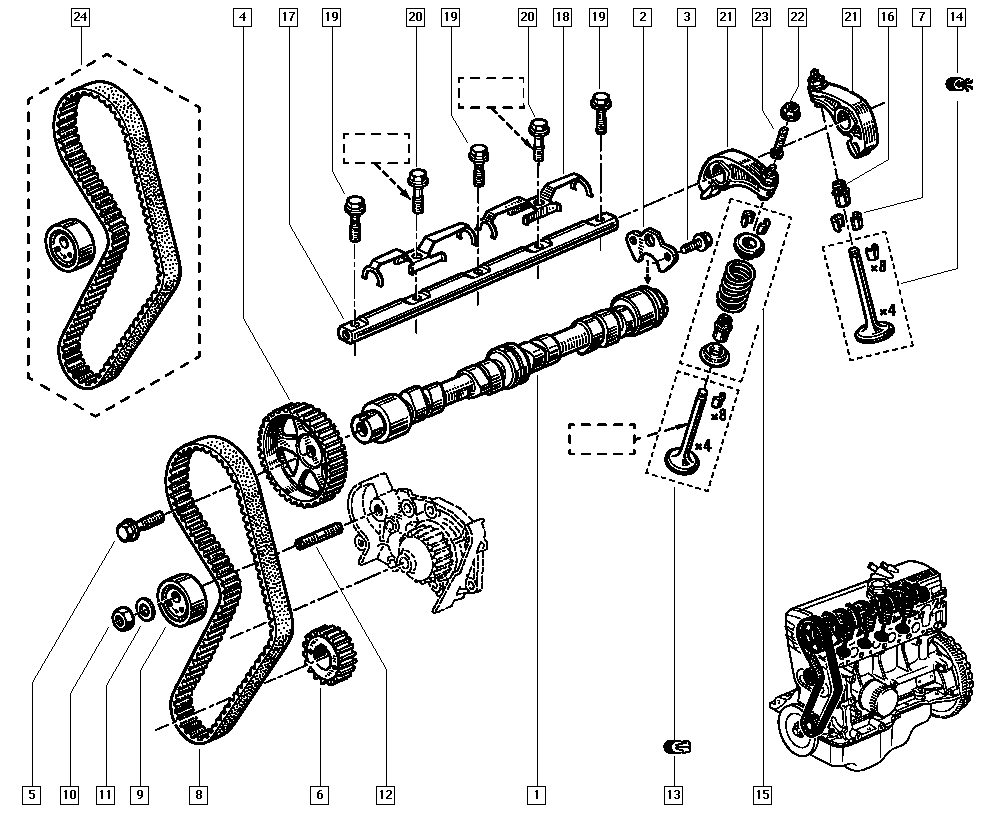 RENAULT 7703032062 - Anello di tenuta, vite di scarico olio www.autoricambi360.it
