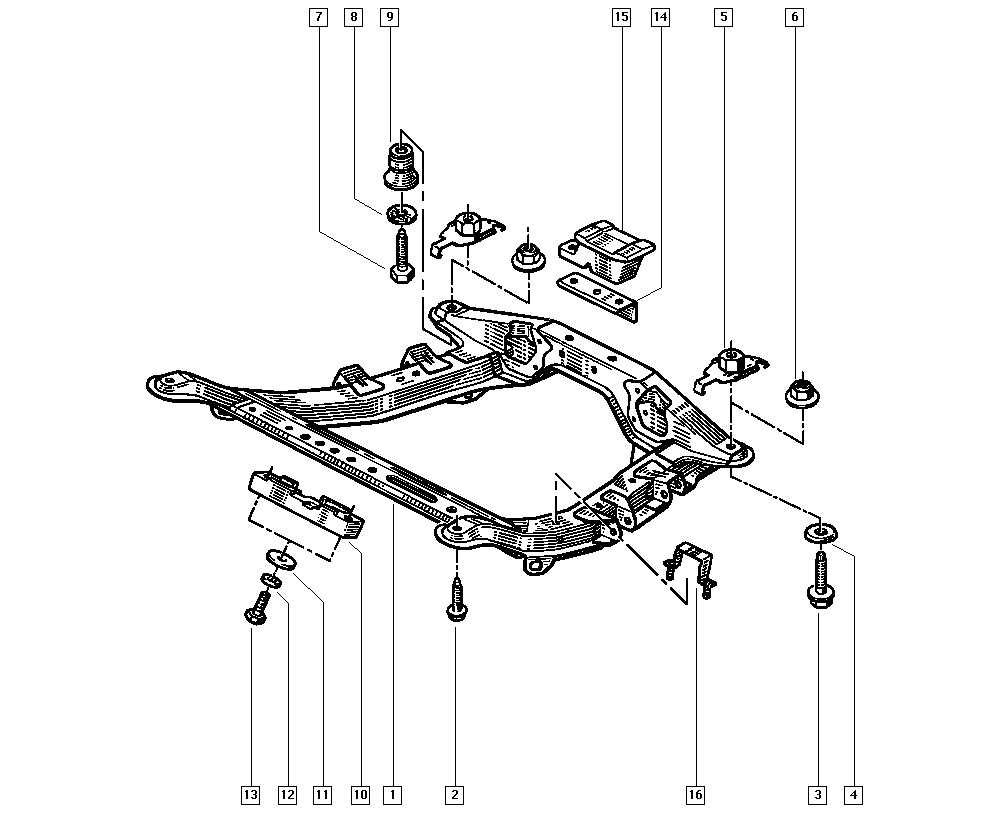 RENAULT 7700779772 - Supporto, Braccio oscillante www.autoricambi360.it