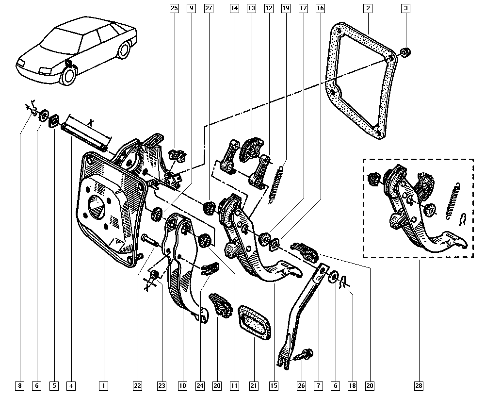 RENAULT 77 00 679 621 - Kit riparazione, Registrazione automatica d. frizione www.autoricambi360.it