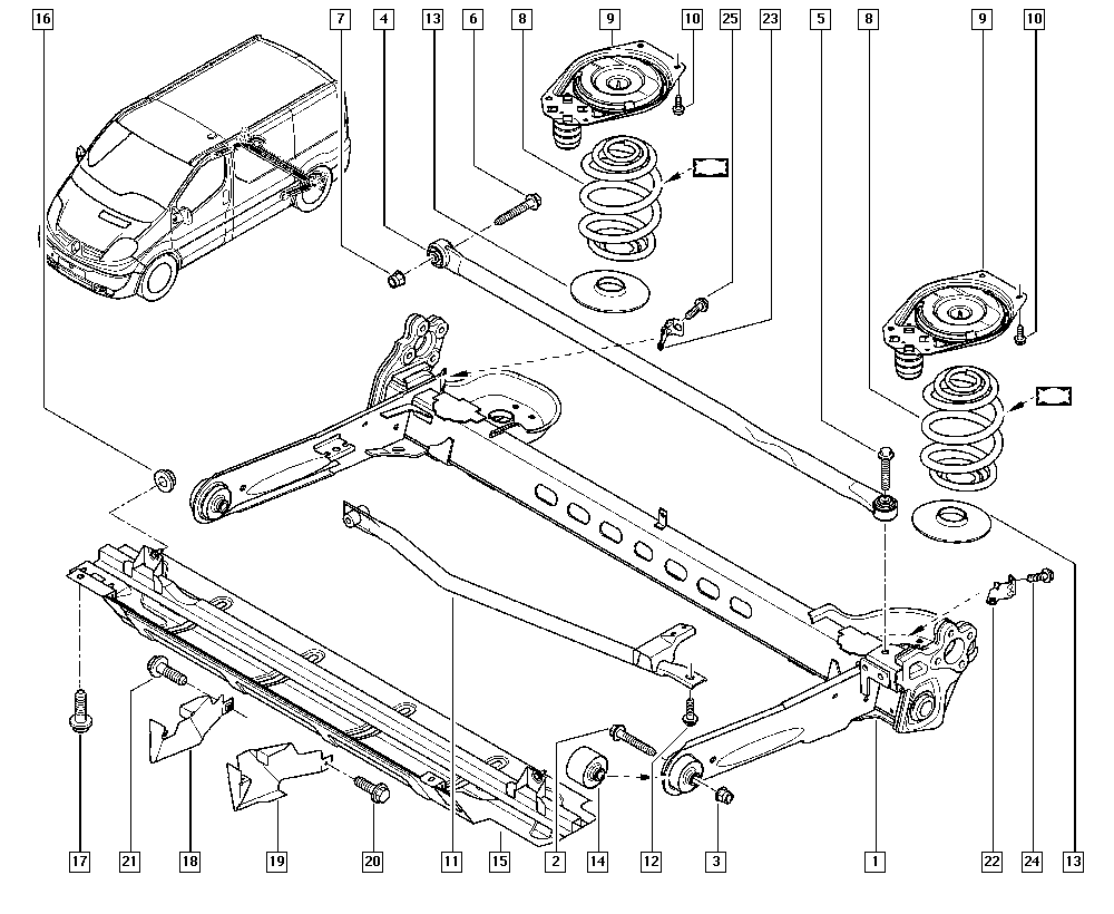 RENAULT 8200 431 675 - Supporto, Braccio oscillante www.autoricambi360.it