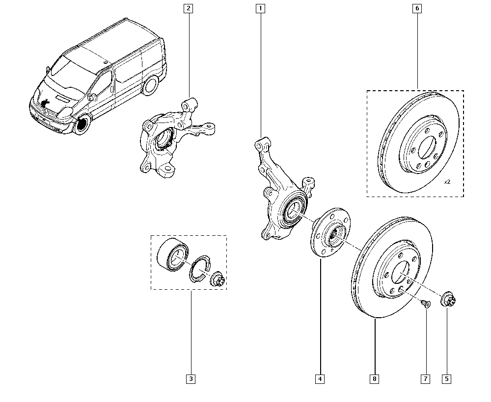 RENAULT 402109697R - Kit cuscinetto ruota www.autoricambi360.it