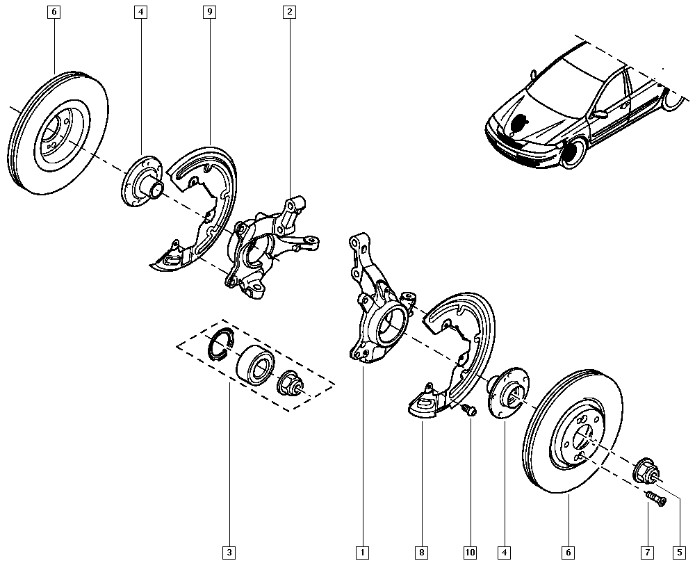 RENAULT 40 21 020 84R - Kit cuscinetto ruota www.autoricambi360.it