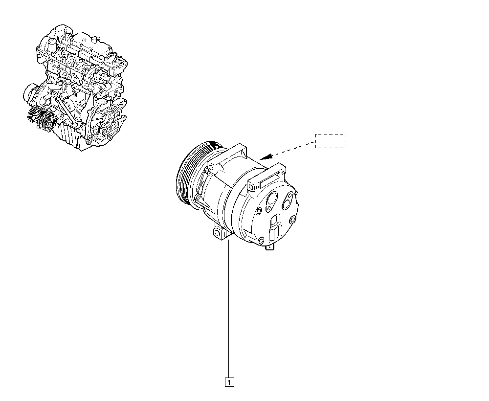 RENAULT 82 00 021 822 - Compressore, Climatizzatore www.autoricambi360.it