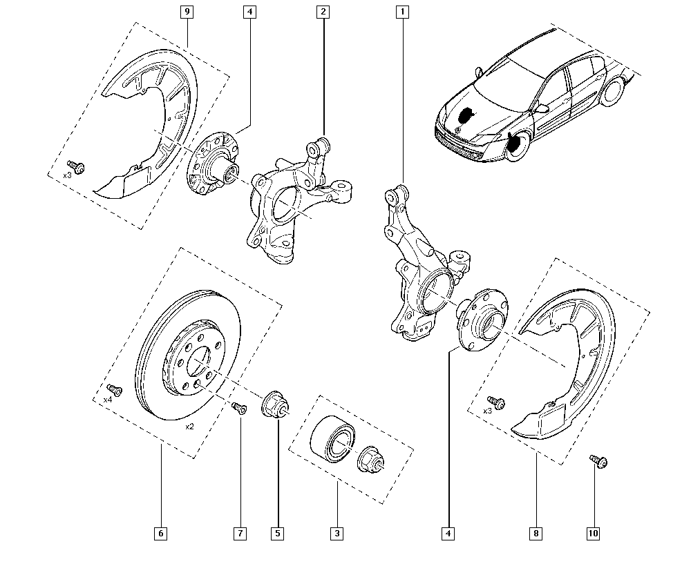 RENAULT 402102771R - Kit cuscinetto ruota www.autoricambi360.it