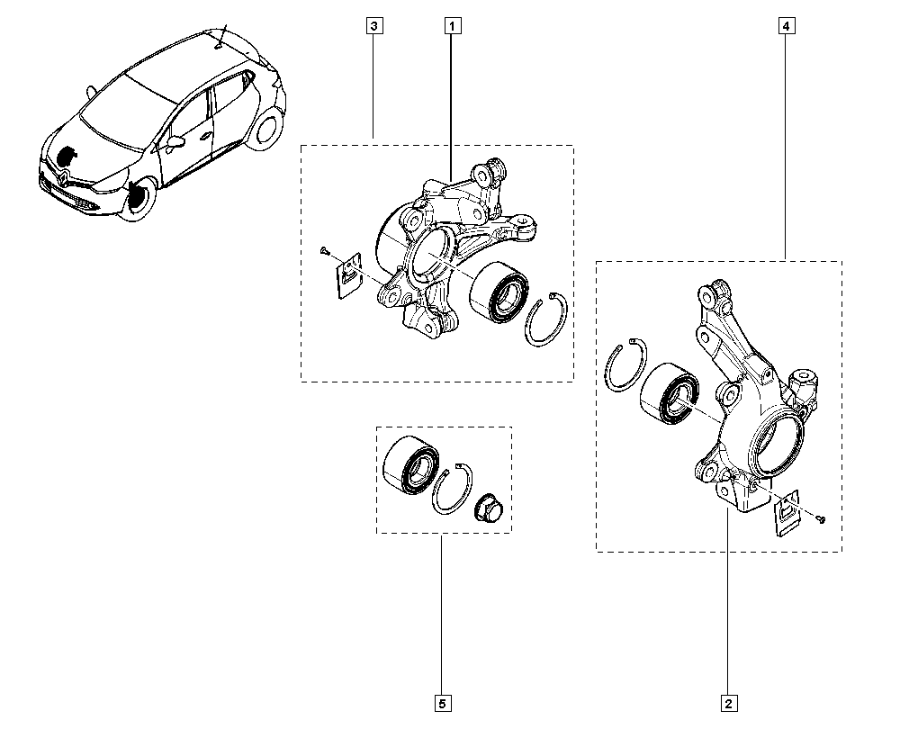 RENAULT 40 21 065 01R - Kit cuscinetto ruota www.autoricambi360.it