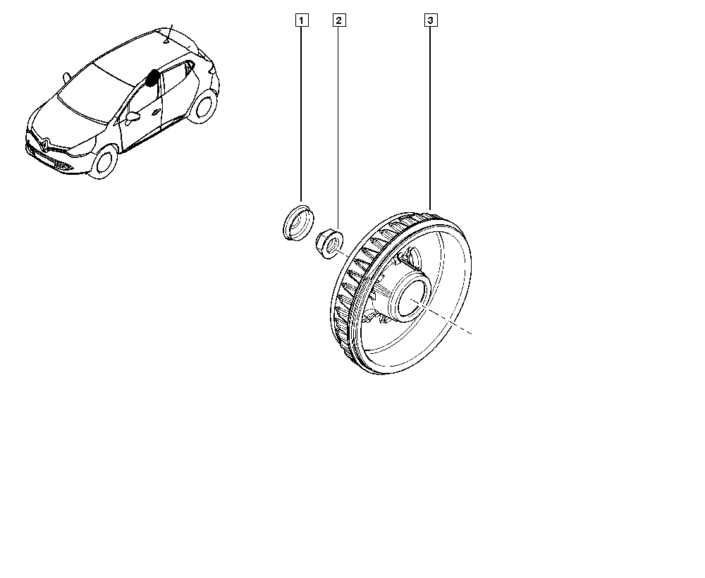 RENAULT 8200649356 - Kit cuscinetto ruota www.autoricambi360.it