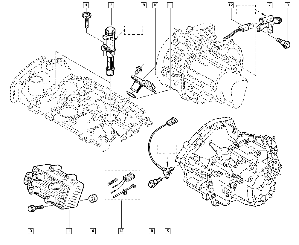 RENAULT 237310776R - Sensore, Posizione albero a camme www.autoricambi360.it