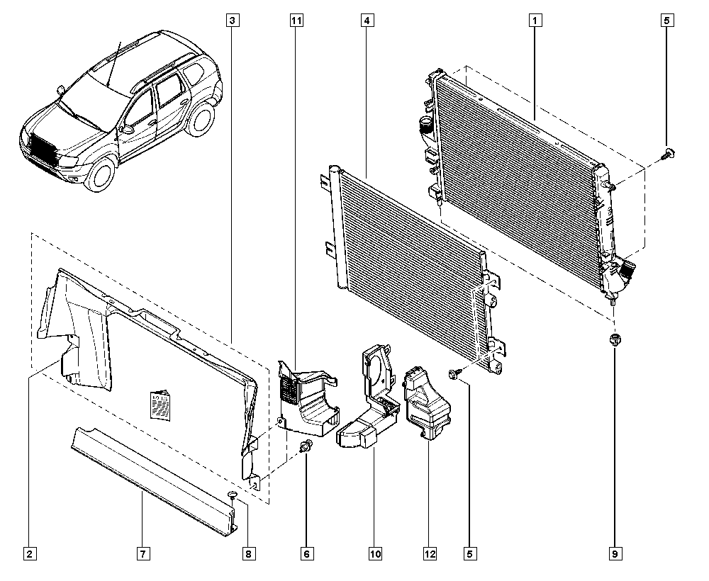 RENAULT 921007794R - Condensatore, Climatizzatore www.autoricambi360.it