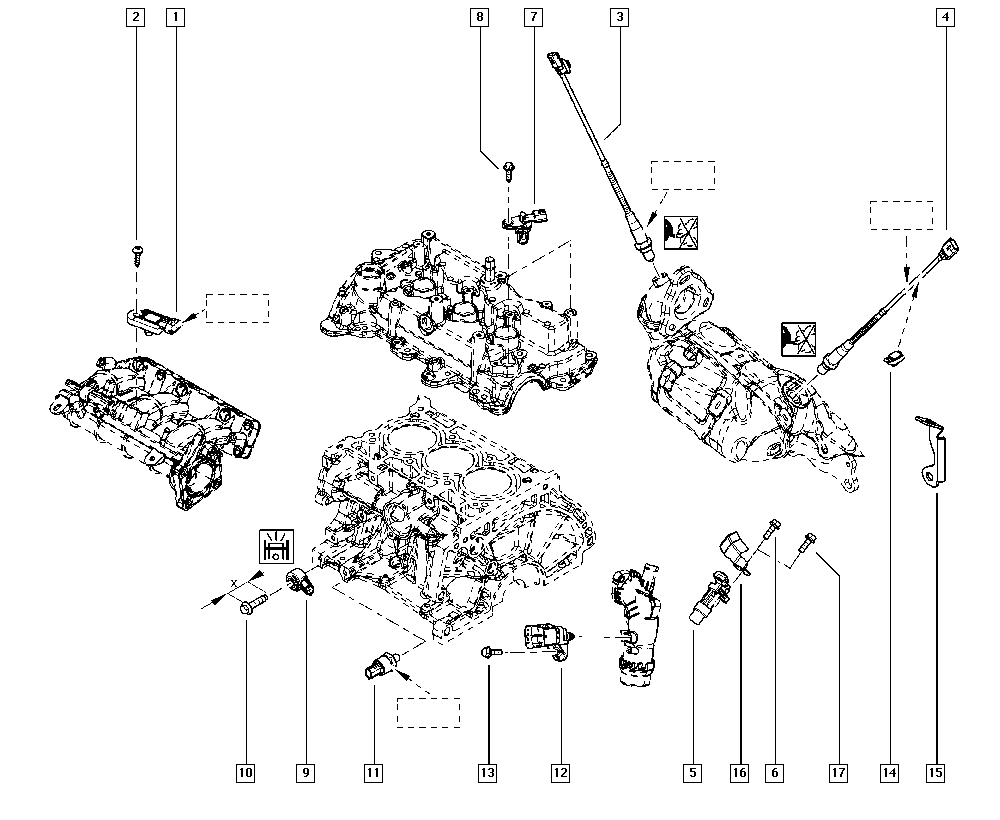 RENAULT 22 36 500 01R - Sensore, Pressione alimentazione www.autoricambi360.it