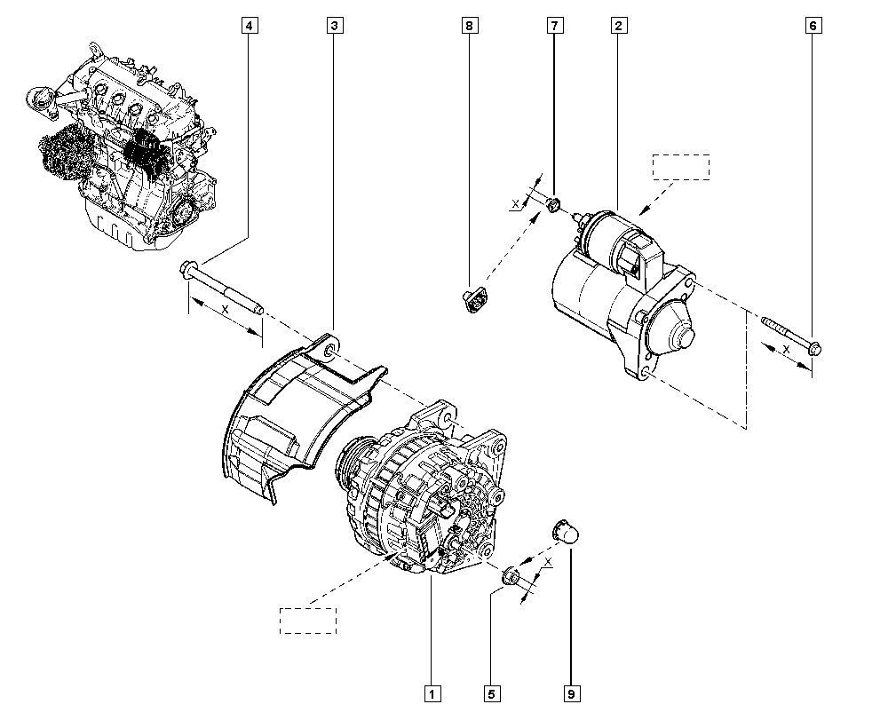 RENAULT 231003071R - Puleggia cinghia, Alternatore www.autoricambi360.it