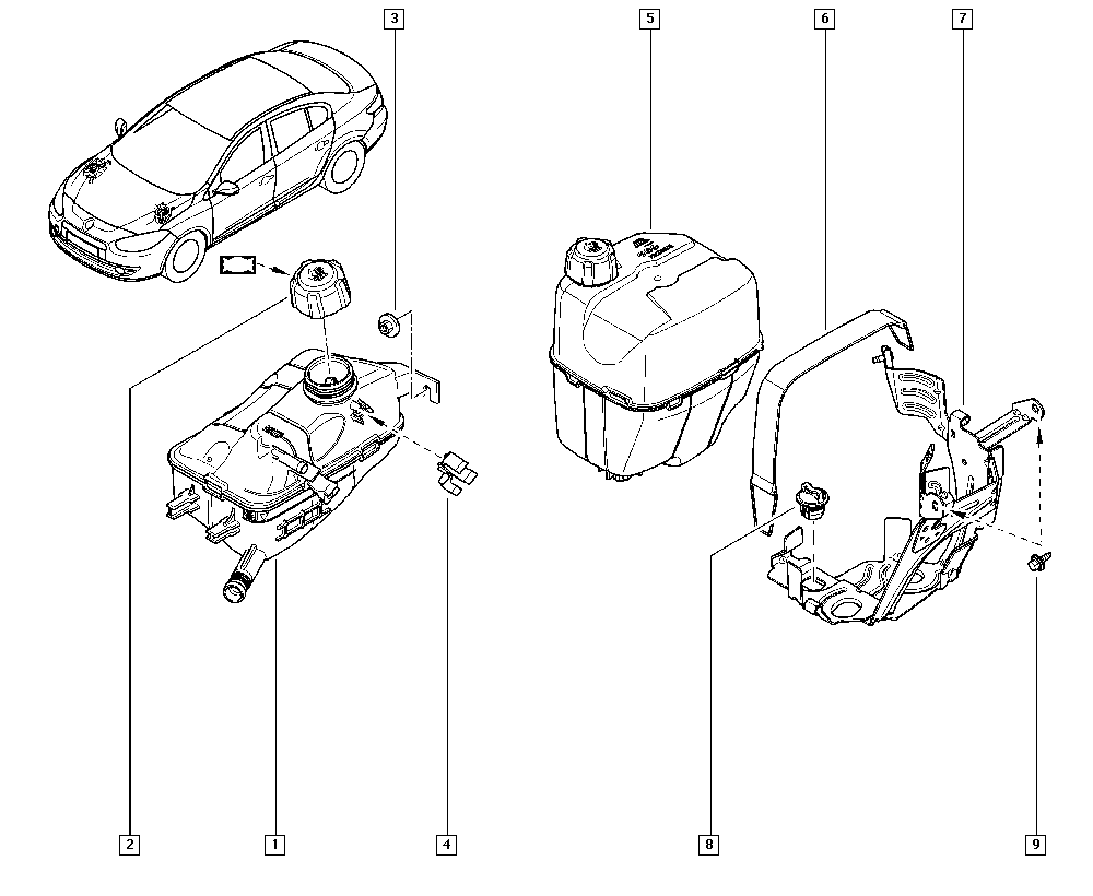 RENAULT 8200048024 - Tappo, serbatoio refrigerante www.autoricambi360.it