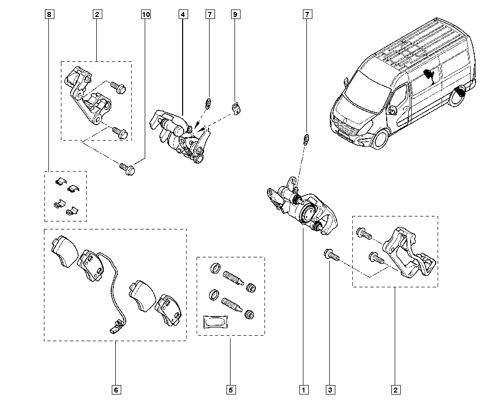 RENAULT 440608697R - Kit pastiglie freno, Freno a disco www.autoricambi360.it