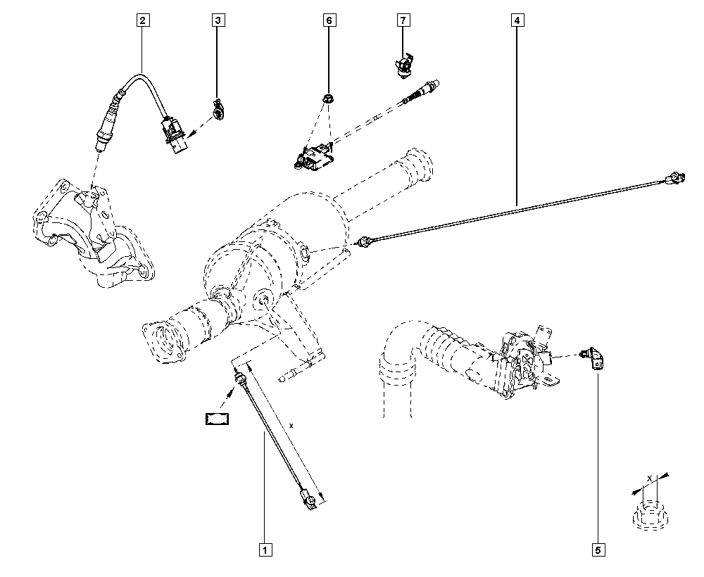 RENAULT 165802799R - Sensore, Temperatura aria aspirata www.autoricambi360.it