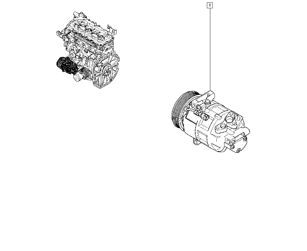RENAULT 82 00 848 916 - Compressore, Climatizzatore www.autoricambi360.it