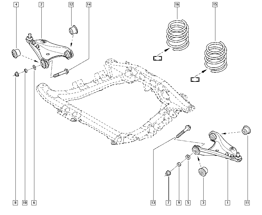 RENAULT 8200 942 408 - Braccio oscillante, Sospensione ruota www.autoricambi360.it