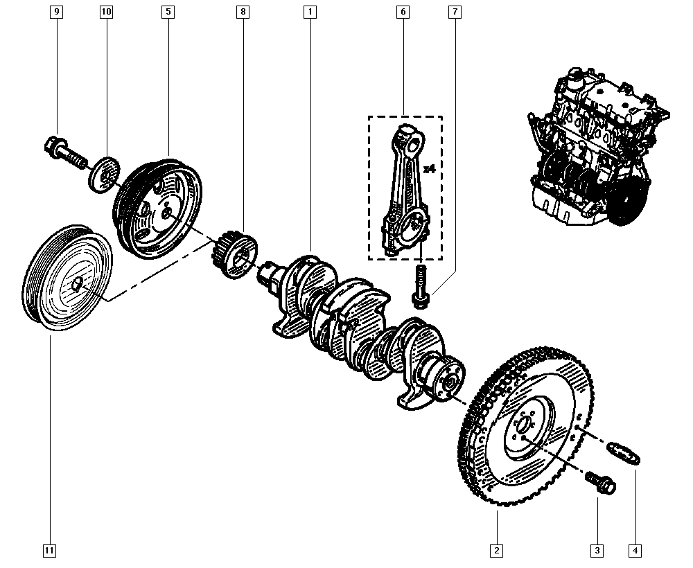 RENAULT 82 00 646 632 - Pompa acqua + Kit cinghie dentate www.autoricambi360.it