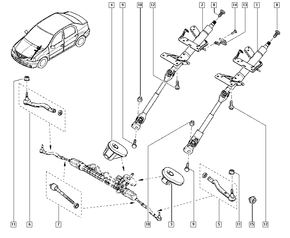 RENAULT 6001550441 - Giunto assiale, Asta trasversale www.autoricambi360.it