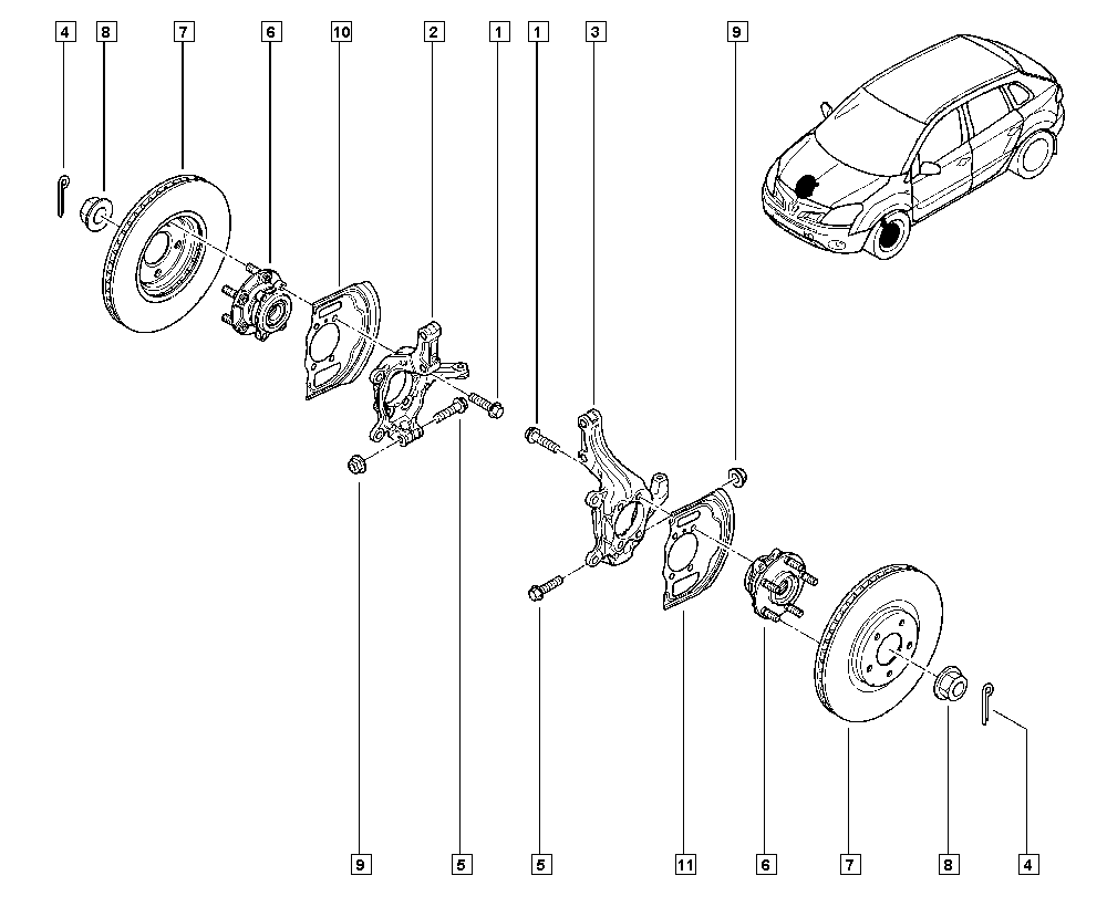 RENAULT 402022560R - Kit cuscinetto ruota www.autoricambi360.it
