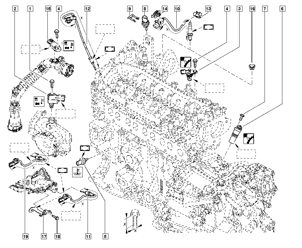 RENAULT 82 00 885 209 - Generatore di impulsi, Albero a gomiti www.autoricambi360.it