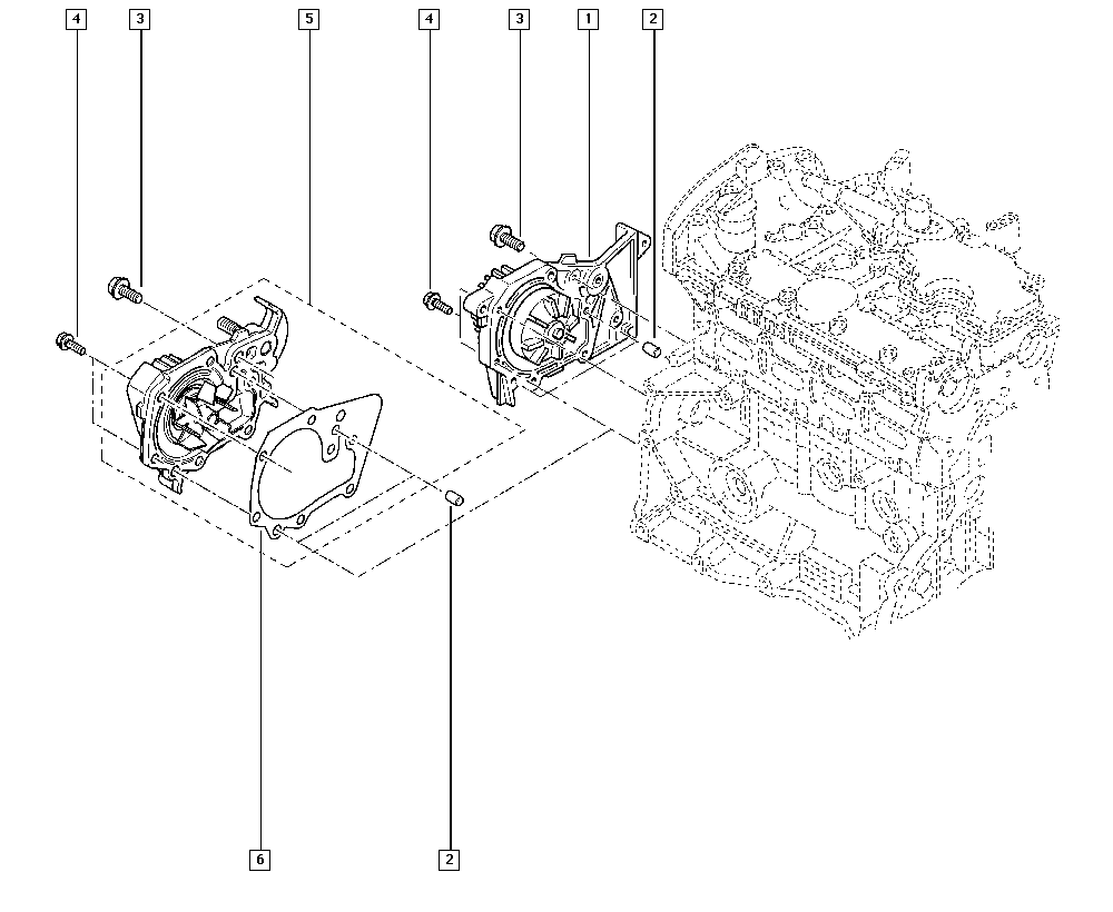 RENAULT 8660003264 - Pompa acqua www.autoricambi360.it