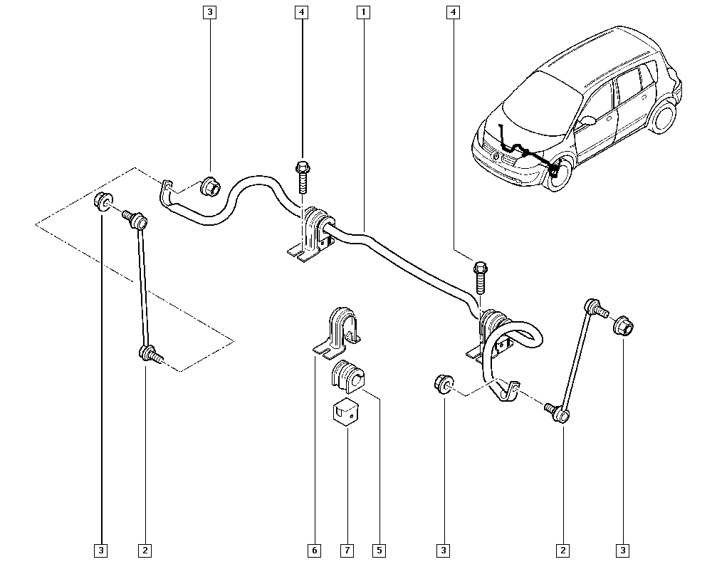 Sasic 4005146 - Asta / Puntone, Stabilizzatore www.autoricambi360.it