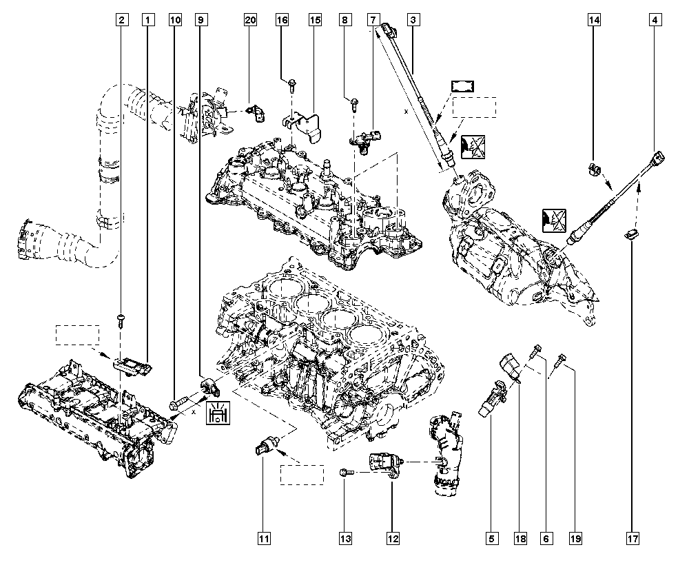 ERA 550386A - Sensore, Temperatura aria aspirata www.autoricambi360.it