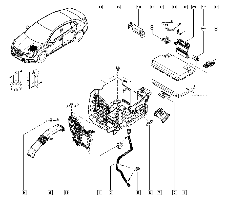 RENAULT 7711575175 - Batteria avviamento www.autoricambi360.it
