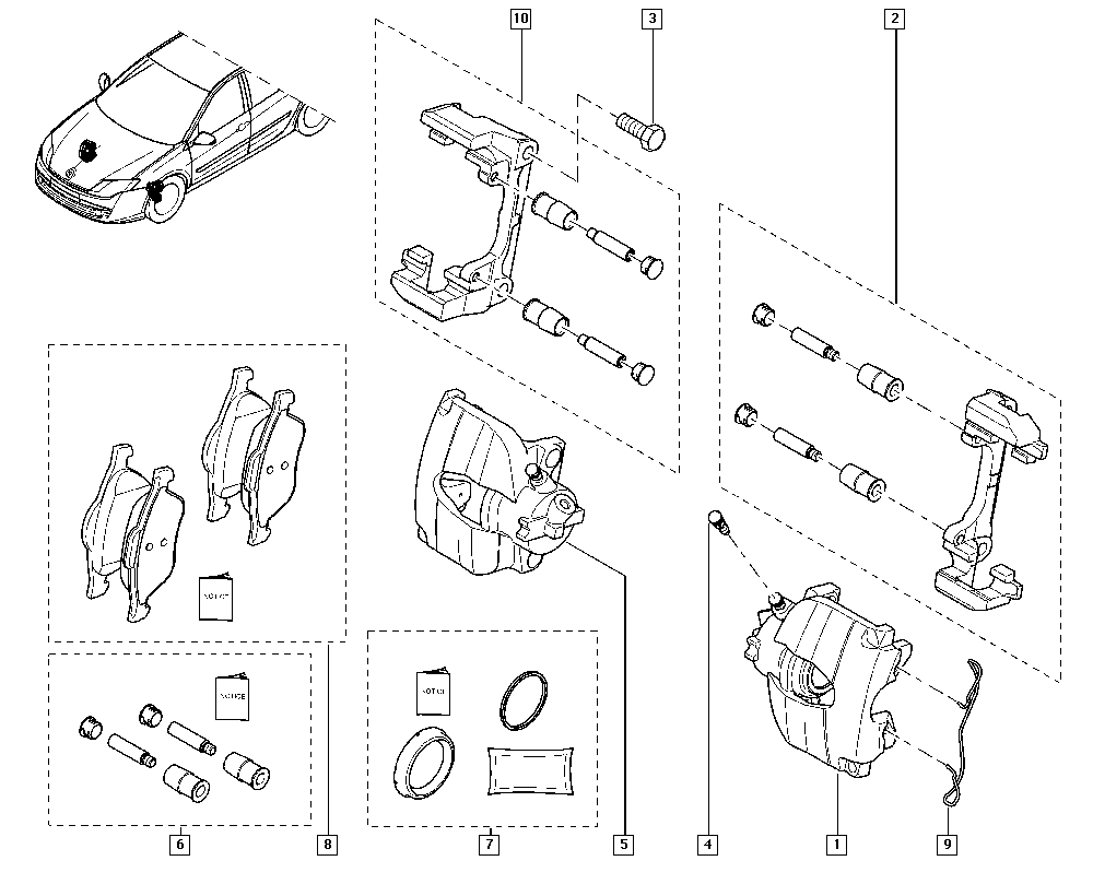 Cifam 822-335-0 - Kit pastiglie freno, Freno a disco www.autoricambi360.it