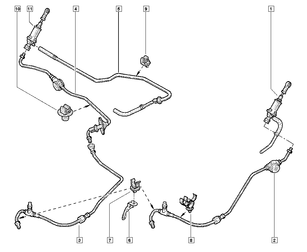 SACHS 6284 654 005 - Cilindro trasmettitore, Frizione www.autoricambi360.it