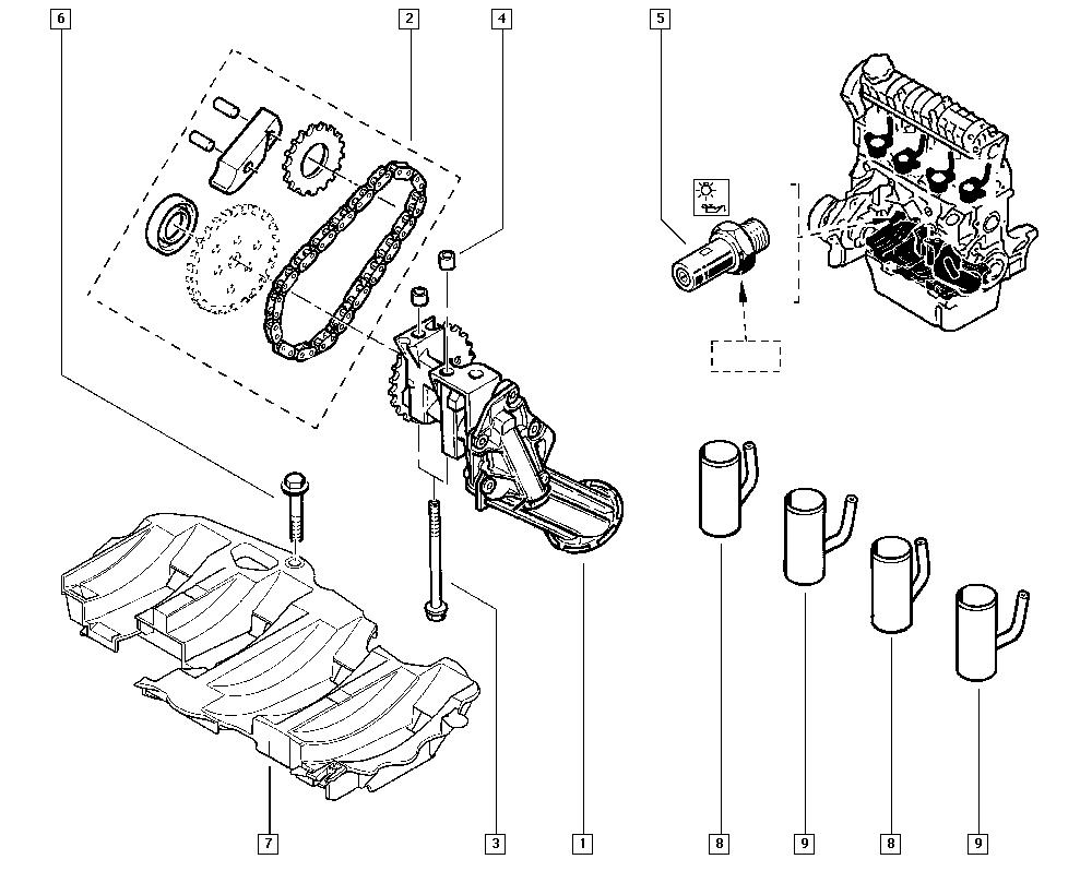 RENAULT 82 00 671 272 - Sensore, Pressione olio www.autoricambi360.it