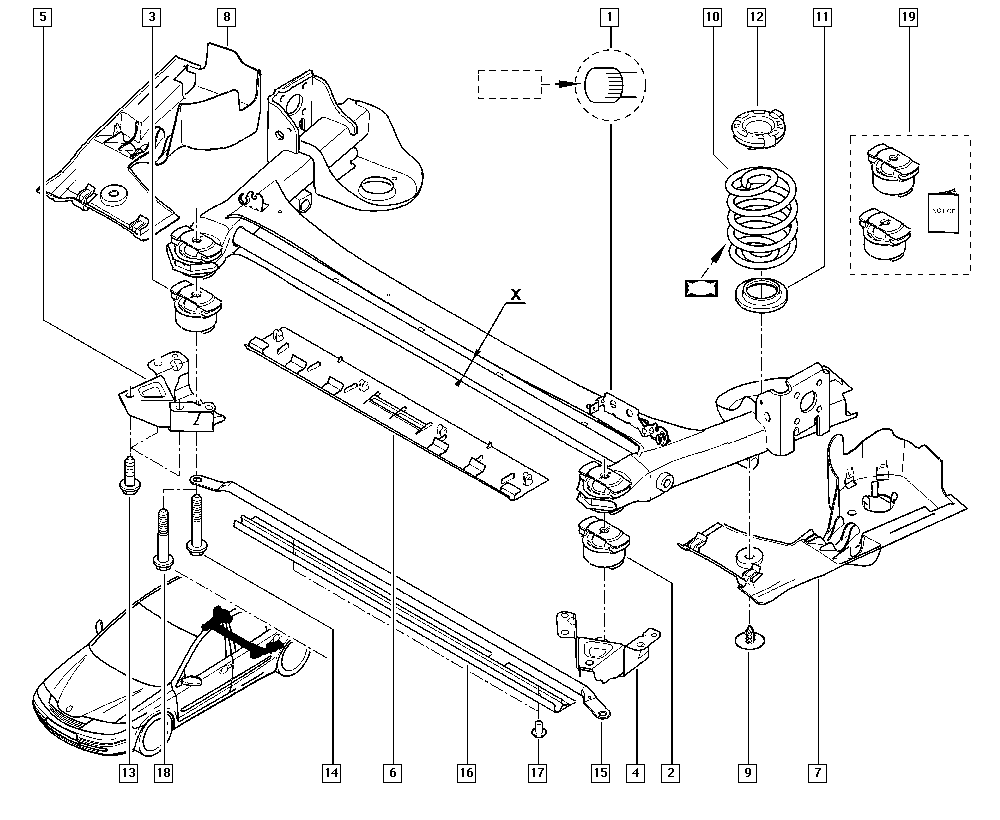 Sasic 4005529 - Supporto, Corpo assiale www.autoricambi360.it