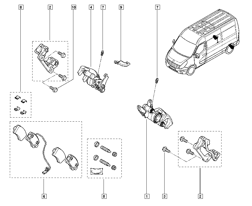 RENAULT 440604591R - Kit pastiglie freno, Freno a disco www.autoricambi360.it