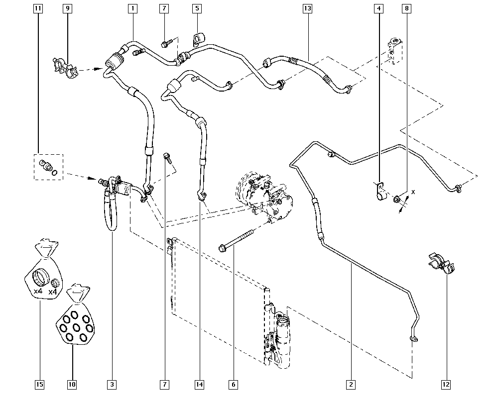 RENAULT 7701205751 - Interruttore a pressione, Climatizzatore www.autoricambi360.it