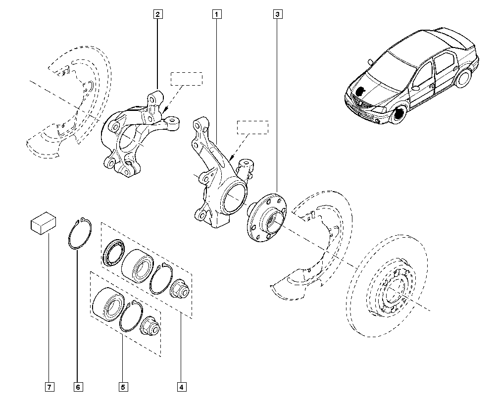Sidat 460080 - Kit cuscinetto ruota www.autoricambi360.it