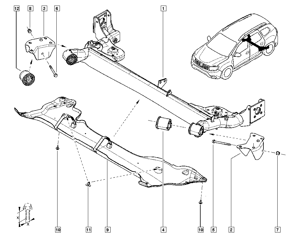 Sasic 2604001 - Supporto, Corpo assiale www.autoricambi360.it