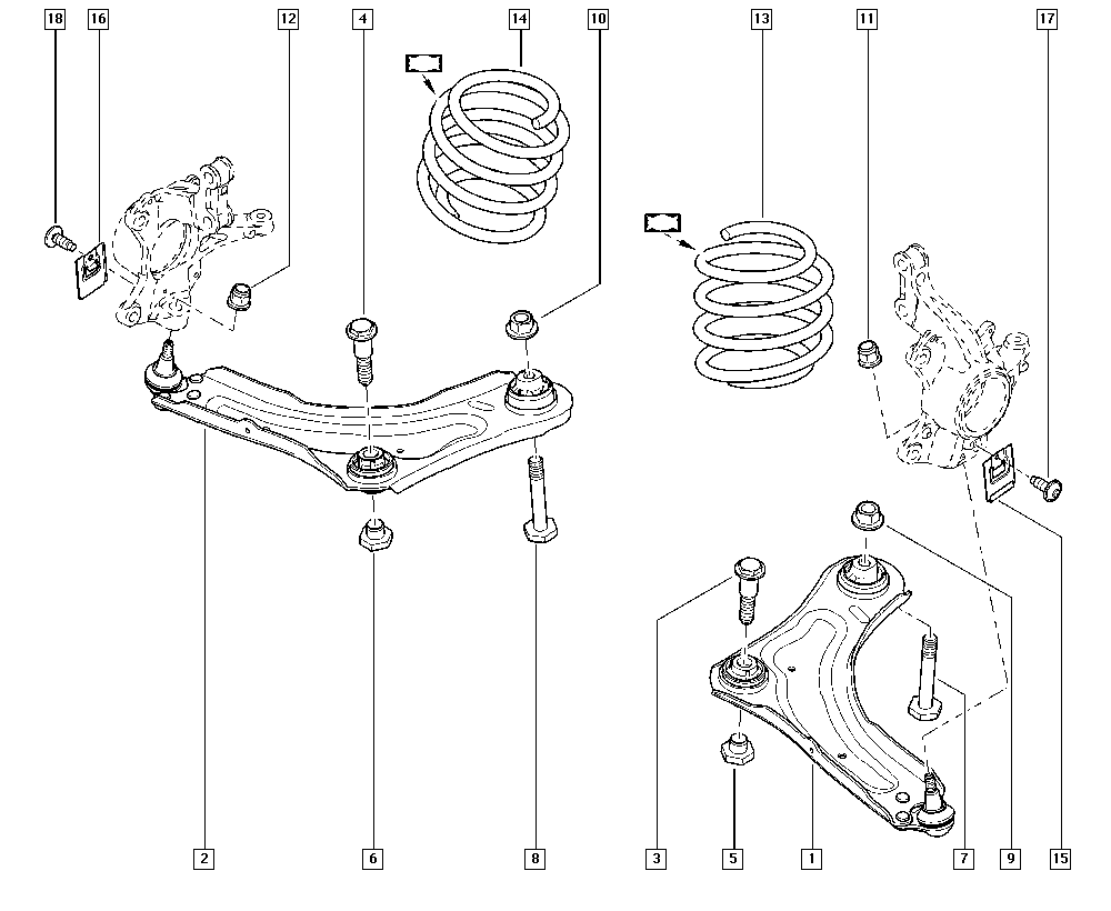 Sasic 7474040 - Braccio oscillante, Sospensione ruota www.autoricambi360.it