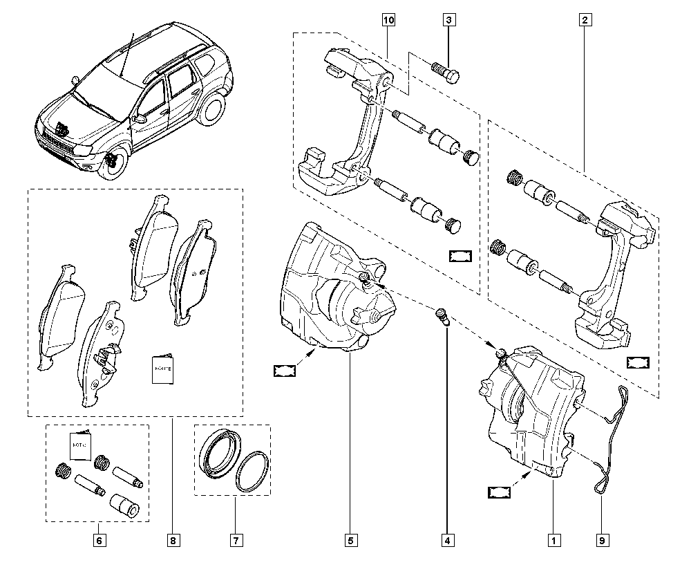 Japko 50031 - Kit pastiglie freno, Freno a disco www.autoricambi360.it