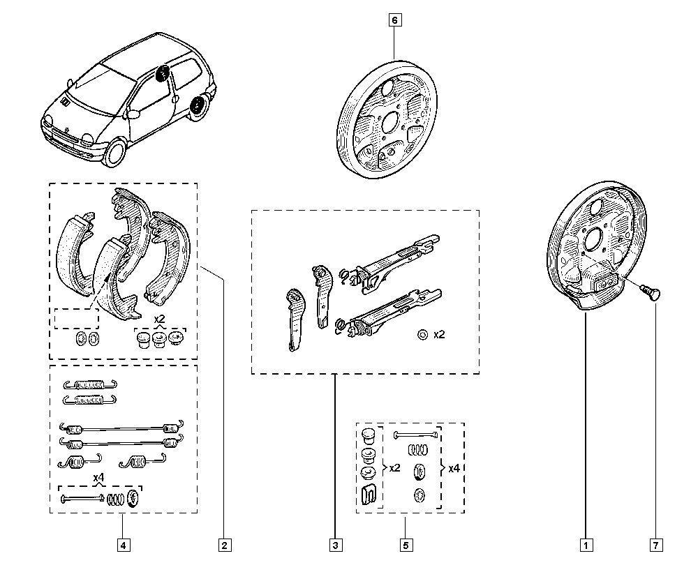 Samko 84880 - Kit ganasce freno www.autoricambi360.it